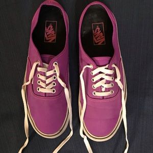 Vans Off the Wall purple sneakers